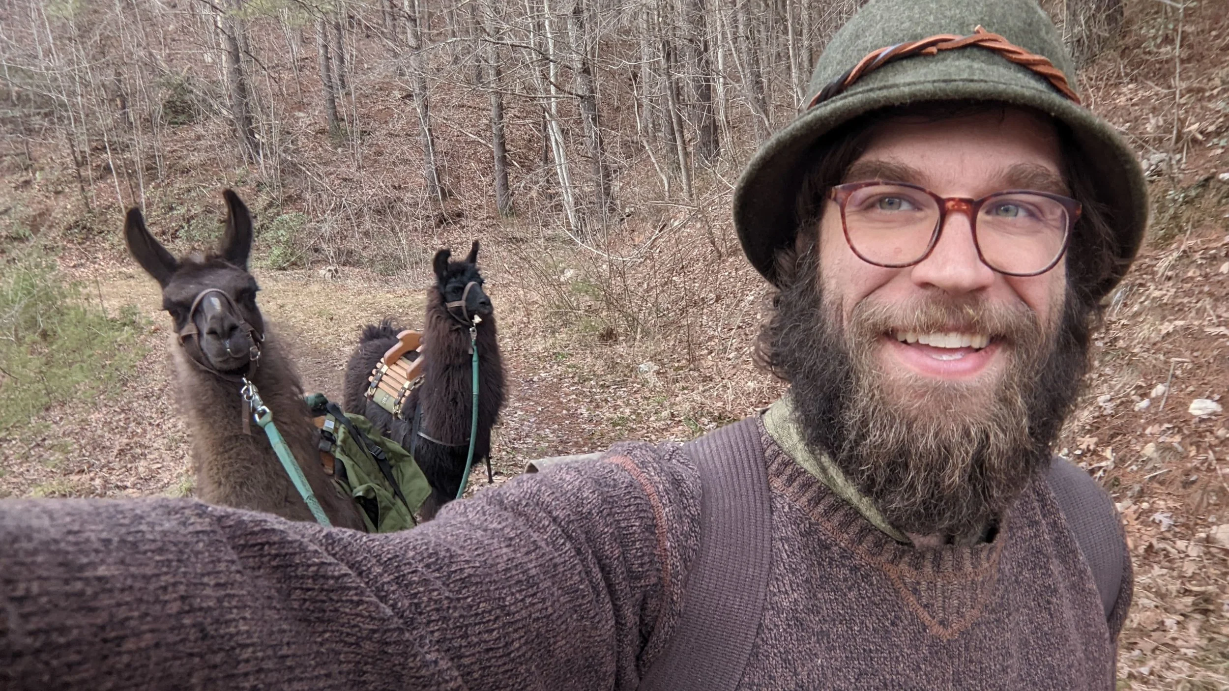 David Wynn outdoors in winter